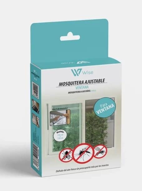Rede mosquiteira ajustável para janelas